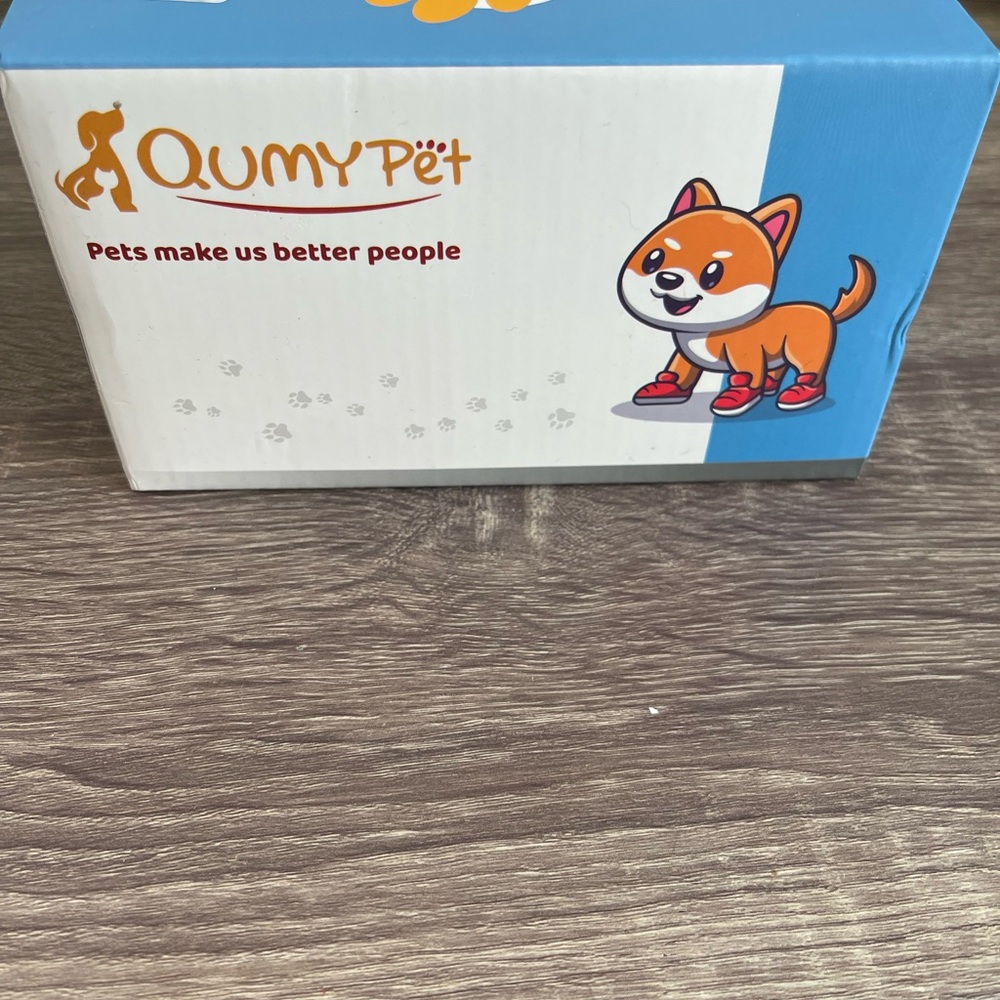 Qumy Pet Dog Shoes Box